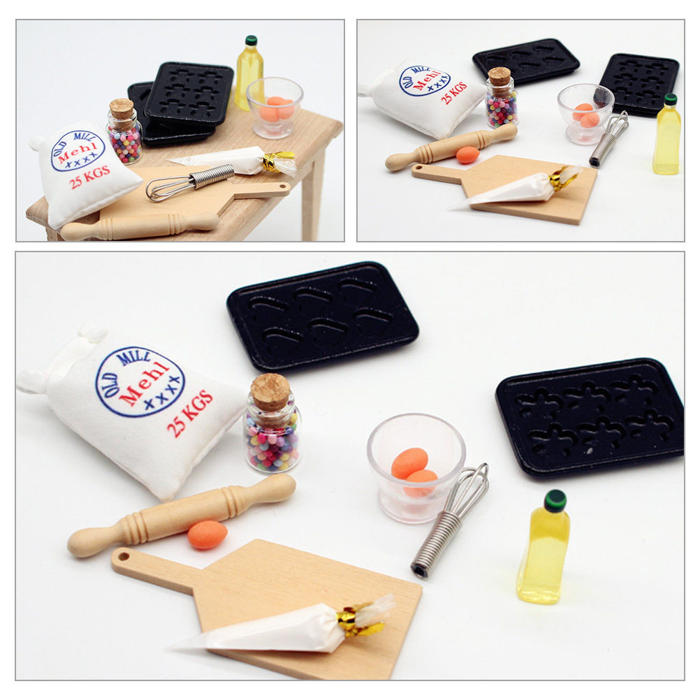 Kitchen Kids Baking Set - Realistyczny zestaw miniaturowych form do pieczenia,