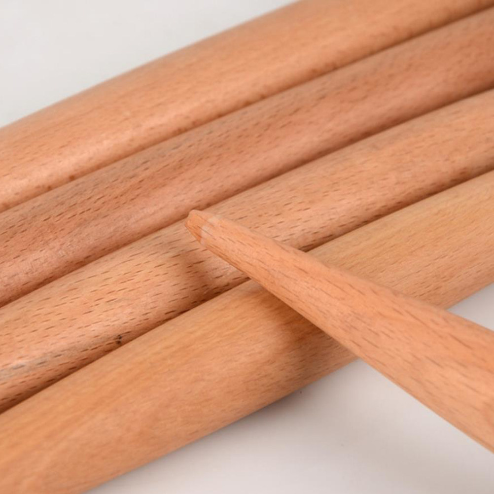 Kitchen Roller Baking - Drewniany wałek do ciasta, 34 cm
