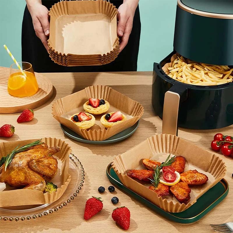Baking Kitchen Set - Papier do pieczenia jednorazowy do frytkownicy