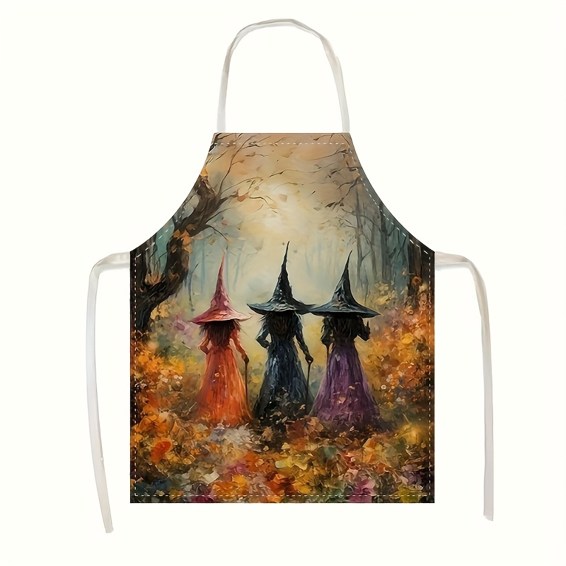 Kitchen Witch Baking - Fartuch Wiedźma Halloween Damski Straszny Kuchenny
