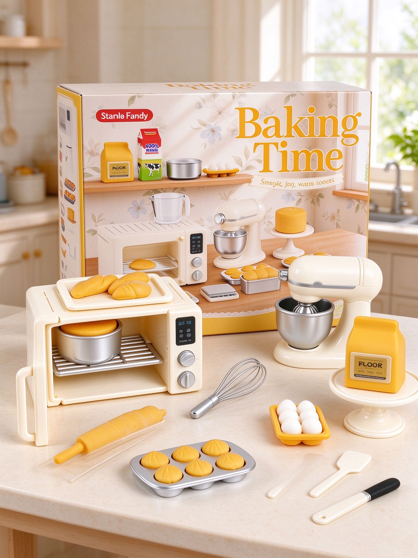 Kitchen Kids Baking Set - Zestaw zabawek do odgrywania ról: mini