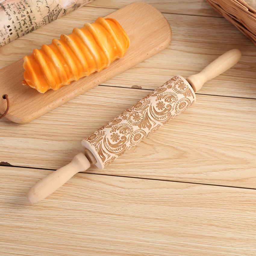 1PC tłoczenie grawerowane wałe – Kitchen Roller Baking recenzja i cena