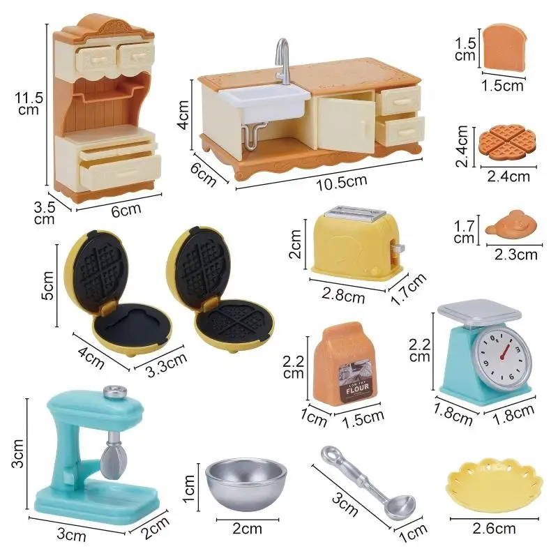 1:12 Zestaw Miniaturowych Mebl – Kitchen Uncle recenzja i cena